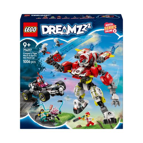 LEGO Tygrysi mech Coopera i hot rod Zero 71497 na Arena.pl
