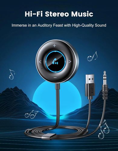 Rolgno Adapter samochodowy Bluetooth 5,3 na Arena.pl