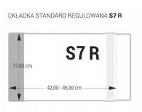 okładka standard s7 - 258 regulowana bezbarwna (25