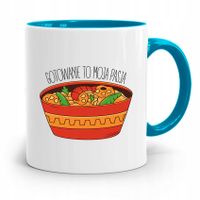 Kubek Błękitny Dla Kucharza Gotowanie Moją Pasją Z Nadrukiem Ze Zdjęciem