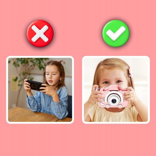 APARAT CYFROWY DLA DZIECI KOTEK Z KARTĄ PAMIĘCI FOTGRAFICZNY + GRATIS zdjęcie 5