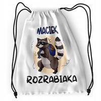 Plecak Sportowy Szkolny Dla Maćka Syna Dziecka Z Nadrukiem Ze Zdjęciem
