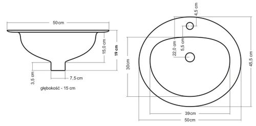Umywalka Ceramiczna Magari na Arena.pl