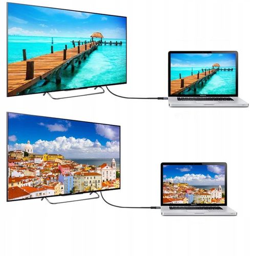KABEL PRZEWÓD ADAPTER PRZEJŚCIÓWKA USB-C 3.1 TYP C DO HDMI 4K MHL 200cm TV na Arena.pl