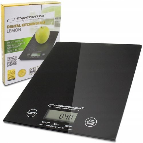 ESPERANZA WAGA KUCHENNA LEMON PRECYZJNA FUNKCJA TARY LCD DUŻY na Arena.pl