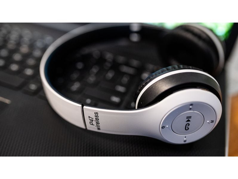 Słuchawki bezprzewodowe nauszne bluetooth p47 mp3 zdjęcie 7