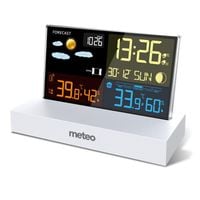 STACJA POGODOWA METEO SP110B BEZPRZEWODOWA Z ZEGAREM I BUZZEREM