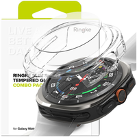 ringke slim & tempered glass galaxy watch ultra (47 mm) clear