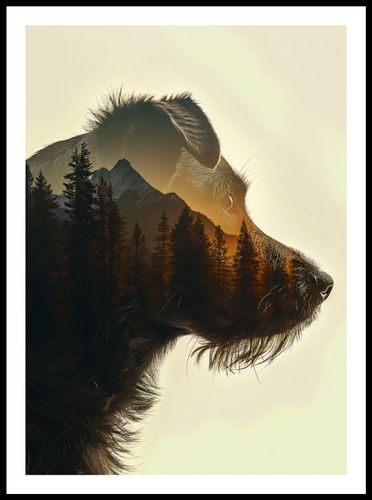 Plakat 50x70cm Psi Duch Lasu na Arena.pl