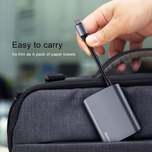 Adapter Baseus Enjoyment USB-C Silver na Arena.pl