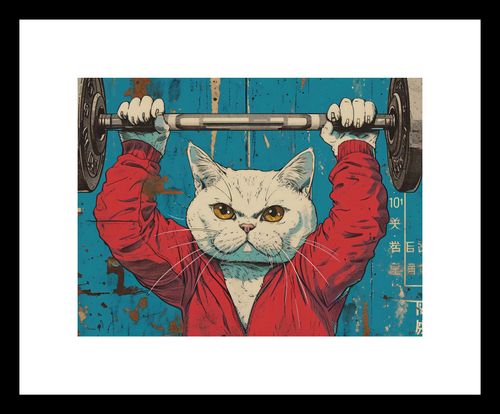 Plakat 20x15cm Mistrz Ciężarów na Arena.pl