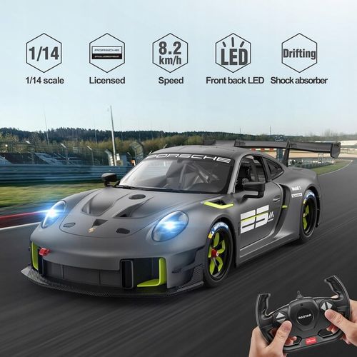 SAMOCHÓD ZDALNIE STEROWANY Porsche 911 GT2 RS LED AUTO RC RASTAR NA PILOTA na Arena.pl