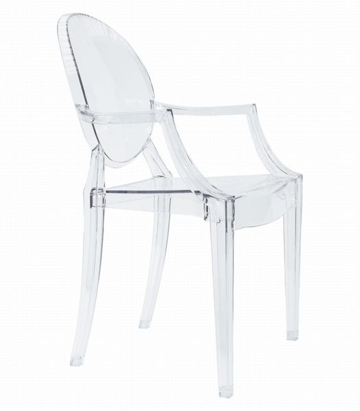 Krzesło BUSAN - transparentne x 2 zdjęcie 3