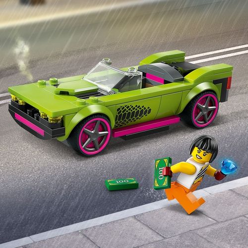 LEGO City Zestaw 60415 Pościg radiowozu za muscle carem auto + Torba LEGO na Arena.pl