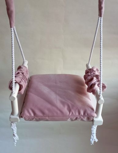 Huśtawka siedzisko biał dla dzieci SZARA DOM OGRÓD na Arena.pl