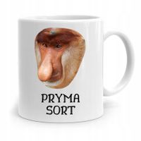 Kubek Śmieszny Nosacz Janusz Polak Pryma Sort Z Nadrukiem Ze Zdjęciem