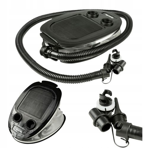 Pompka nożna do materaca pontonów wielofunkcyjna + KOŃCÓWKI Captain Mike na Arena.pl