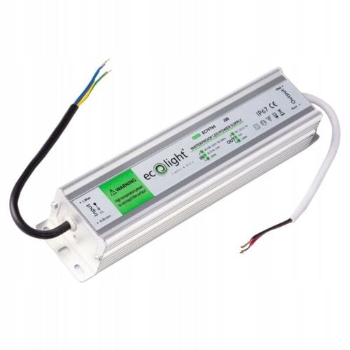 Eco Light Zasilacz LED hermetyczny 120W 12V 10A 245x75x40 na Arena.pl