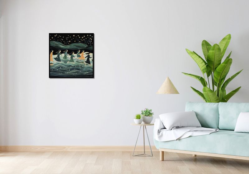 Plakat 60x60cm Nocna Procesja zdjęcie 4