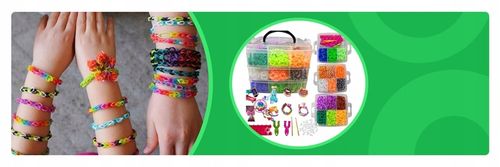 MEGA ZESTAW GUMKI DO ROBIENIA BRANSOLETEK XXL W KUFERKU DUŻY NA PREZENT DIY na Arena.pl