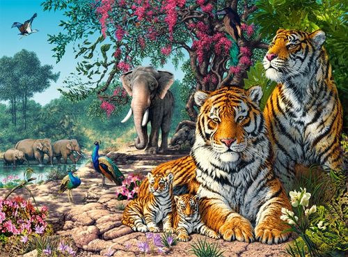 Puzzle 3000 el. Tiger Sanctuary na Arena.pl