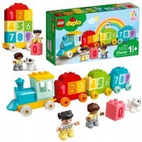 LEGO Duplo 10954 Pociąg cyferkami Nauka Liczenia Duże klocki dla 2 3 4 latk