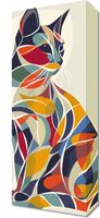 Obraz 20x50cm Kalejdoskopowy Kot