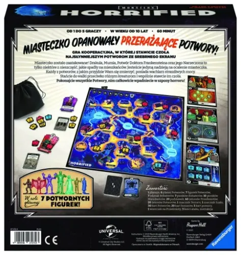 RAVENSBURGER Gra planszowa HORRIFIED Wersja PL na Arena.pl