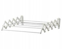 ABJ wieszak łazienkowy harmonijka wysuwana naścienna 60 cm biała