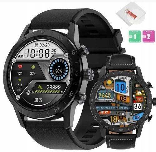 SMARTWATCH Zegarek MESKI ROZMOWY 466x466 PLATNOSC ZEGARKIEM NFC na Arena.pl