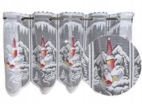 ZAZDROSTKA firana kuchenna BOŻE NARODZENIE święta Zimowe Miasteczko 130x60