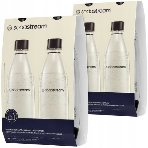 4x BUTELKI SODASTREAM BUTELKA DO SATURATORA 1L DWUPAK BUTLE DO ZMYWARKI na Arena.pl