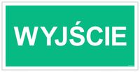 Wyjście - 300X150 Ps Płyta 1Mm Foto Ewakuacyjne
