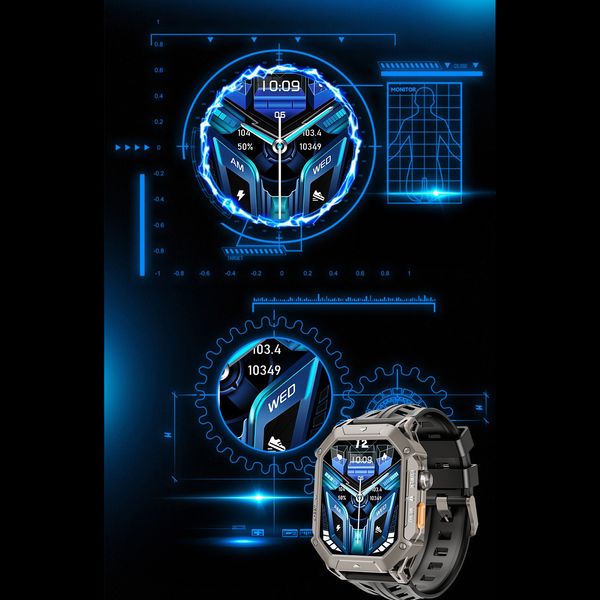 Smartwatch niktrade 10009 czarny zdjęcie 13