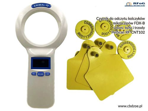Czytnik mikrochipów PetScan RF-CNT102 FDX-B na Arena.pl