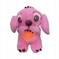 MASKOTKA PLUSZAK RÓŻOWY STICH ODDYCHAJĄCY MIĘCIUTKI PRZYTULANKA USYPIACZ