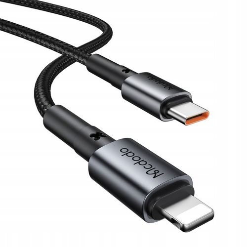 MCDODO SZYBKA ŁADOWARKA SAMOCHODOWA DO TELEFONU USB-C LED + KABEL LIGHTNING na Arena.pl