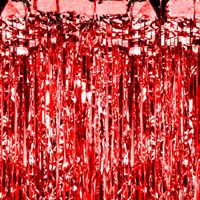 Kurtyna imprezowa czerwona 100x200 cm