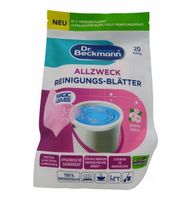 DE Dr. Beckmann Listki czyszczące uniwersalne Wiosenna Świeżość, 20 sztuk.