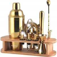 Zestaw barmański 16 elementów Shaker KLAUSBERG KB-7583 złoty