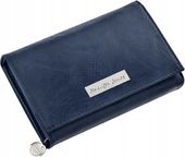 PORTFEL Damski PORTMONETKA Z SUWAKIEM SKÓRZANA Klasyczna NA ZAMEK