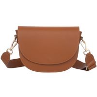 VERA PELLE torebka damska skórzana listonoszka z paskiem na ramię V504 camel