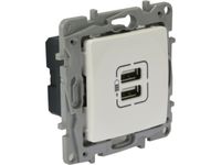 NILOE Gniazdo ładowarka 2x USB 2,4A biały 764594 Legrand