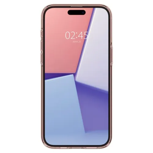 Etui Spigen Crystal Flex na iPhone 15 Pro Max - różowo-przezroczyste na Arena.pl
