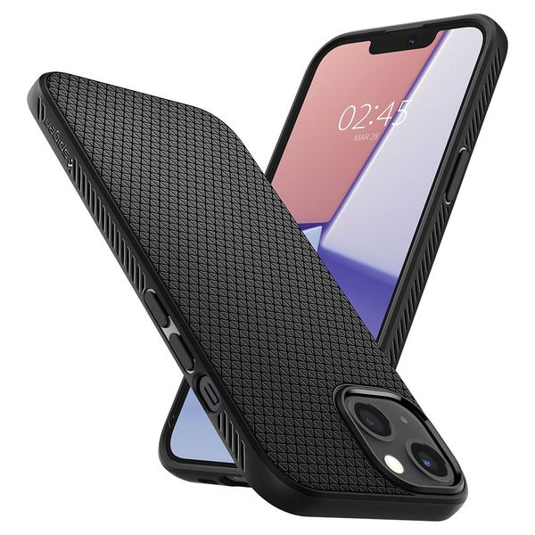 spigen liquid air iphone 13 mini matte black zdjęcie 8