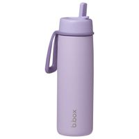 B.box Lilac Love Butelka Termiczna na Napoje 690 ml Niebieska Ze Słomką