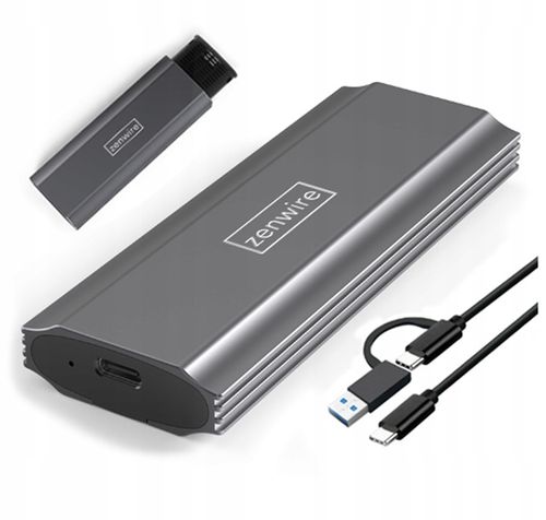 Obudowa na dysk SSD NVME SATA PCIe M.2 USB-C HUB Adapter Kieszeń dysku M2 na Arena.pl