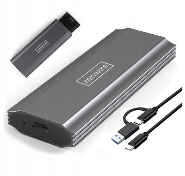 Obudowa na dysk SSD NVME SATA PCIe M.2 USB-C HUB Adapter Kieszeń dysku M2 zdjęcie 4