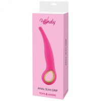 wibrator vibratore anale handy anal slim grip pink