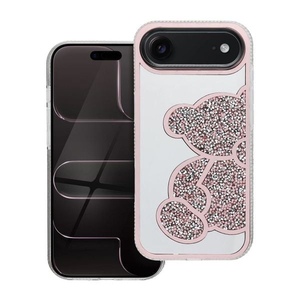 Futerał TEDDY BEAR do IPHONE 17 Air różowy zdjęcie 1